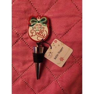 Dolly Parton Tis The Season To Be Dolly Wine Bottle Stopper NWT